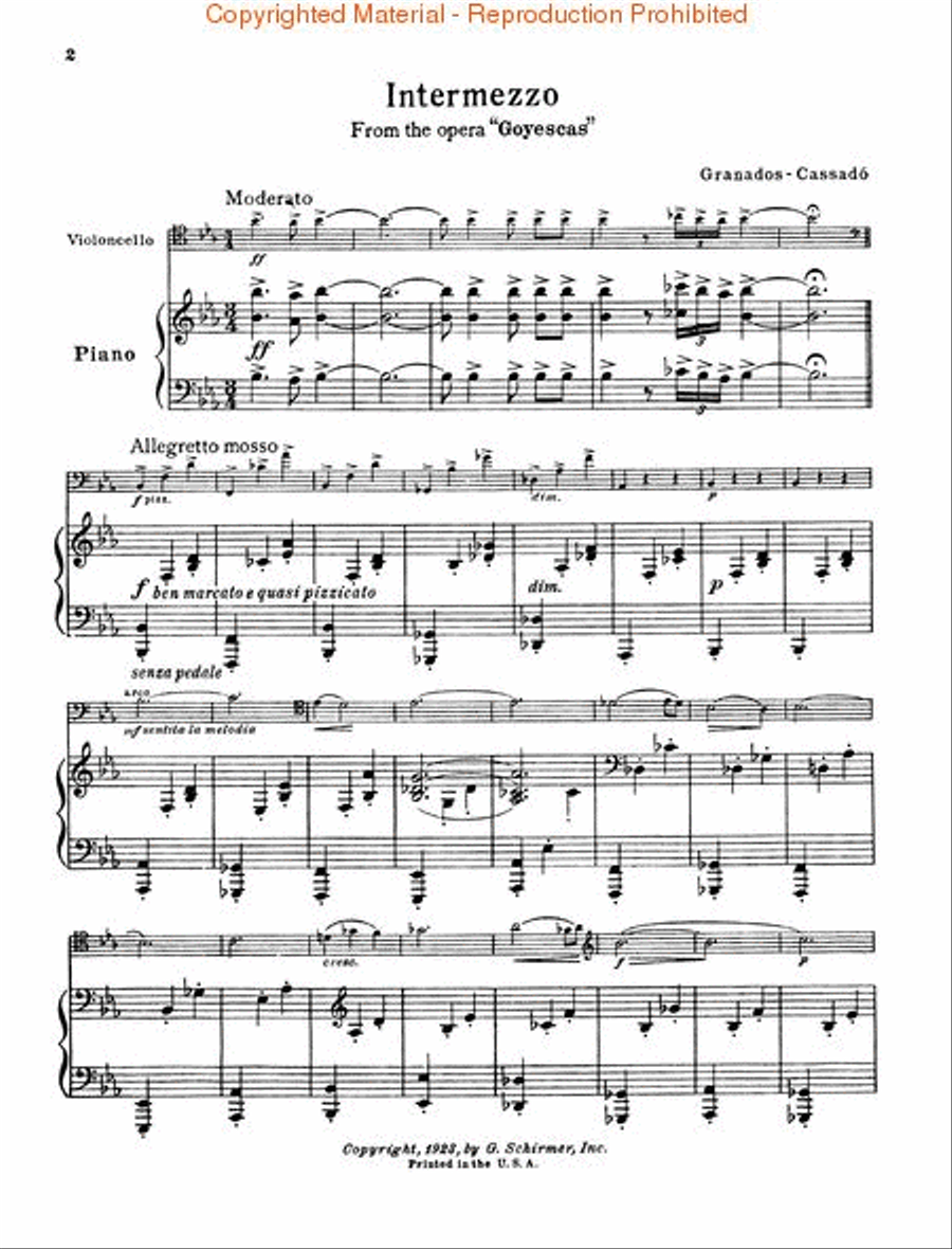 Intermezzo (from Goyescas) Piano Accompaniment scores gallery preview page 2