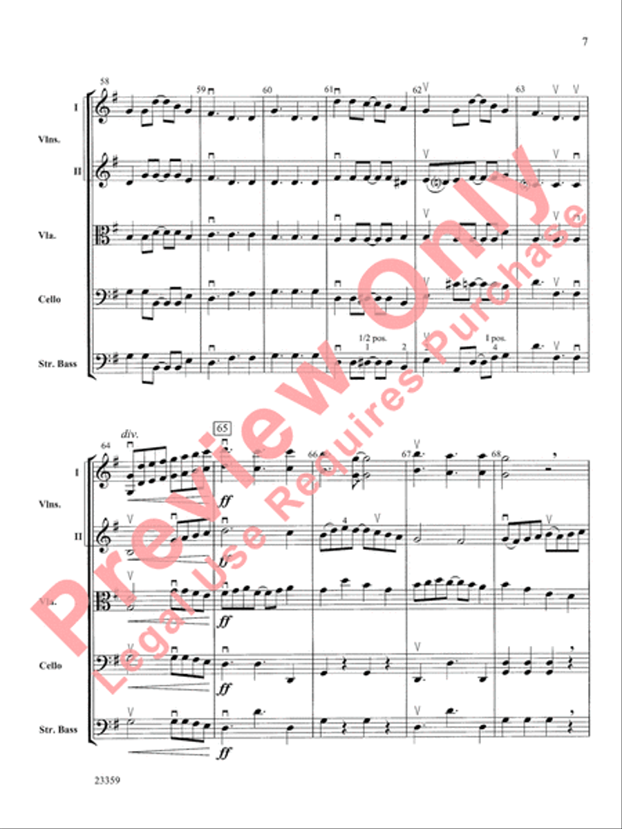 O Desayo String Orchestra scores gallery preview page 8