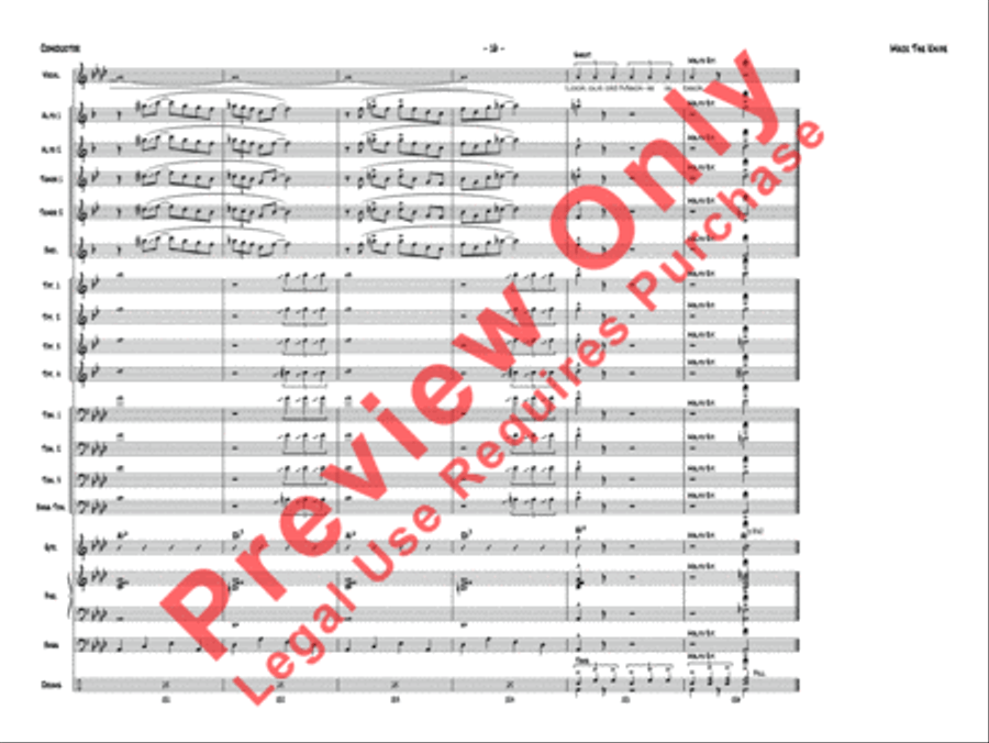 Mack the Knife Jazz Ensemble scores gallery preview page 19