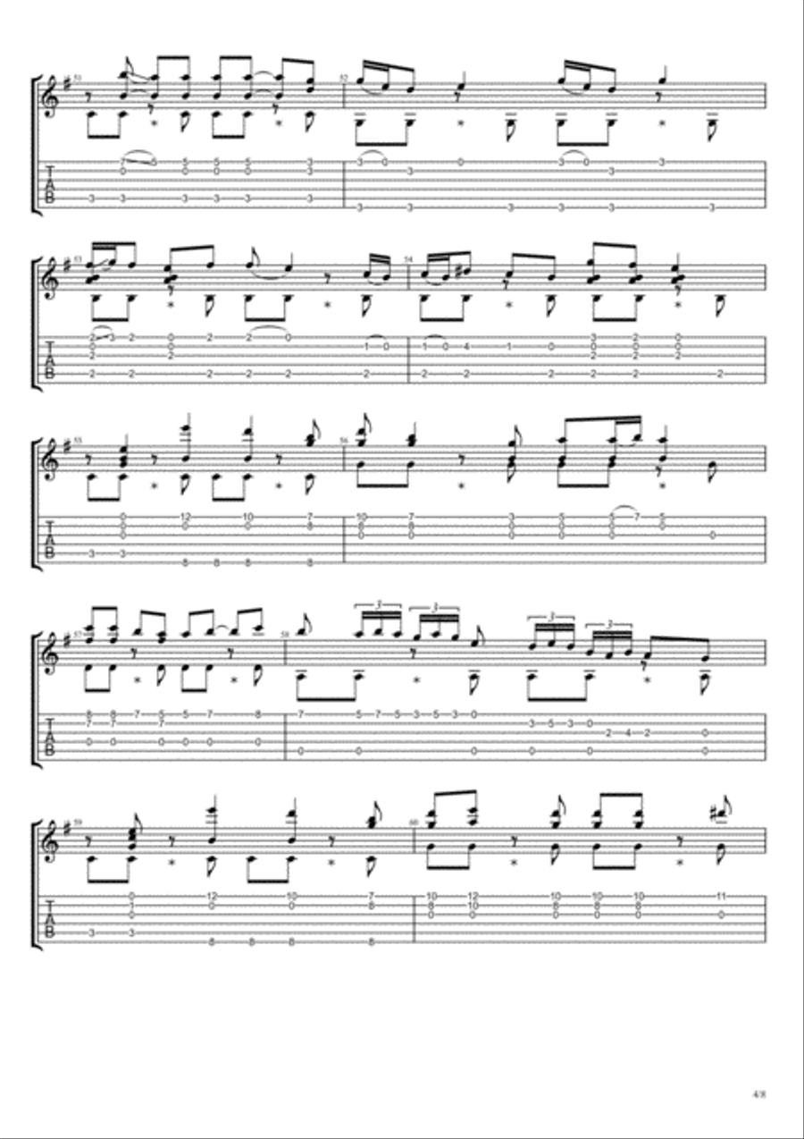 Revelation Guitar Tablature scores gallery preview page 4