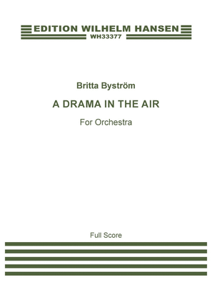 Book cover for A Drama In The Air (Score)