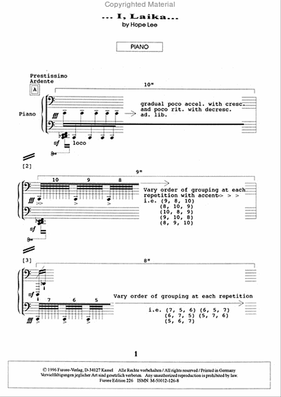 ....I, Laika.... ....I, Laika.... Flute scores gallery preview page 2