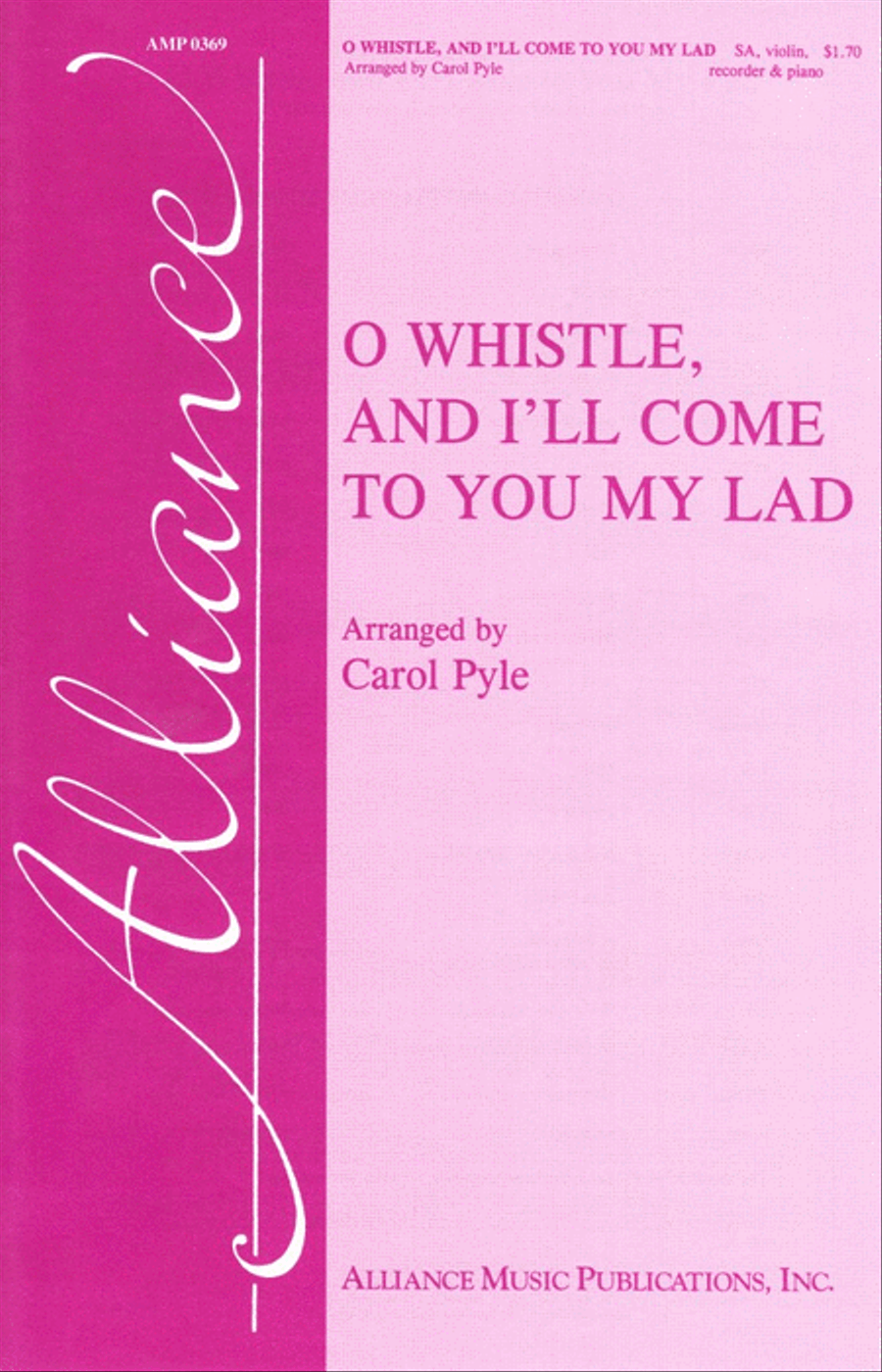 O Whistle, and I'll Come to You My Lad SA scores gallery preview page 1