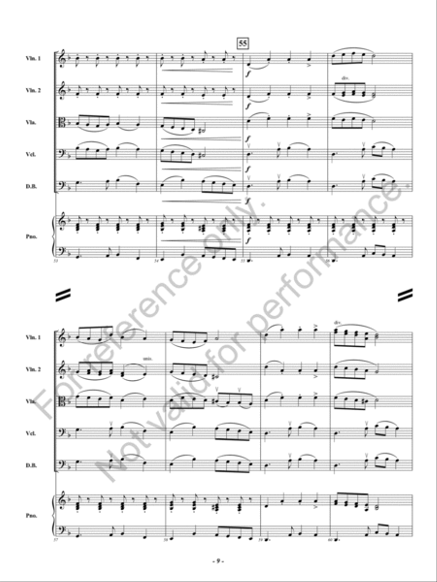 Strange Twists and Devious Turns String Orchestra scores gallery preview page 10