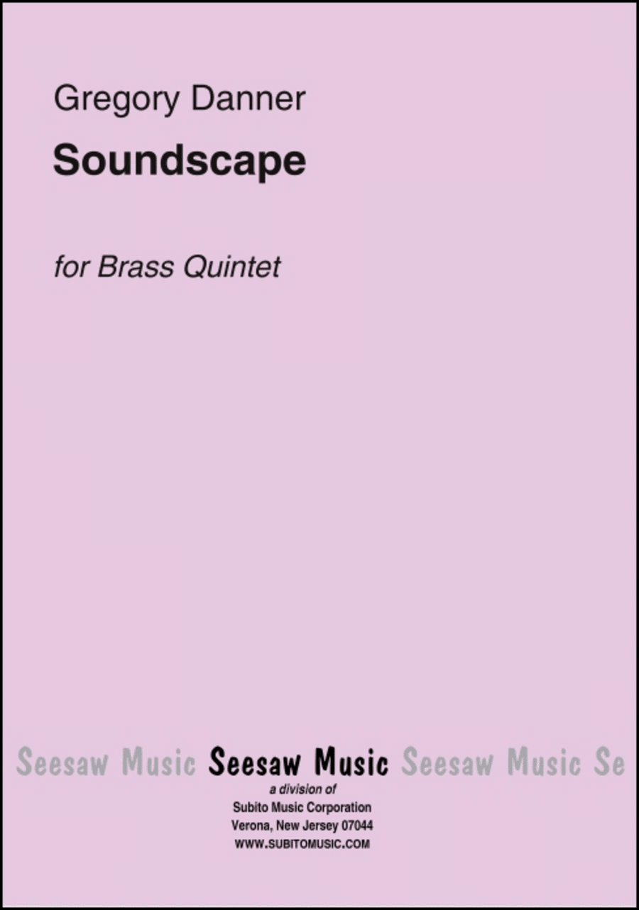 Soundscape Brass Quartet scores gallery preview page 1