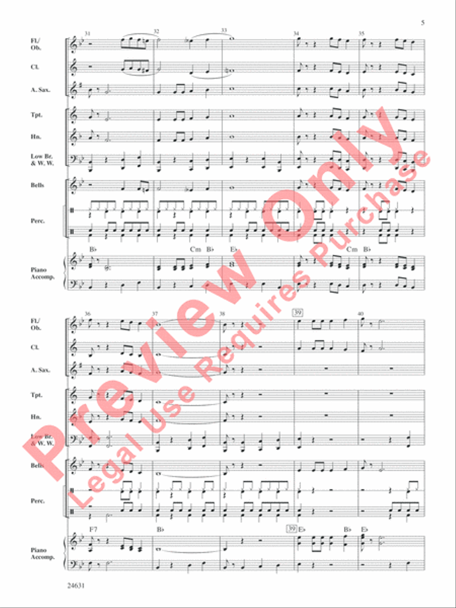 Mucho Mariachi Concert Band scores gallery preview page 6