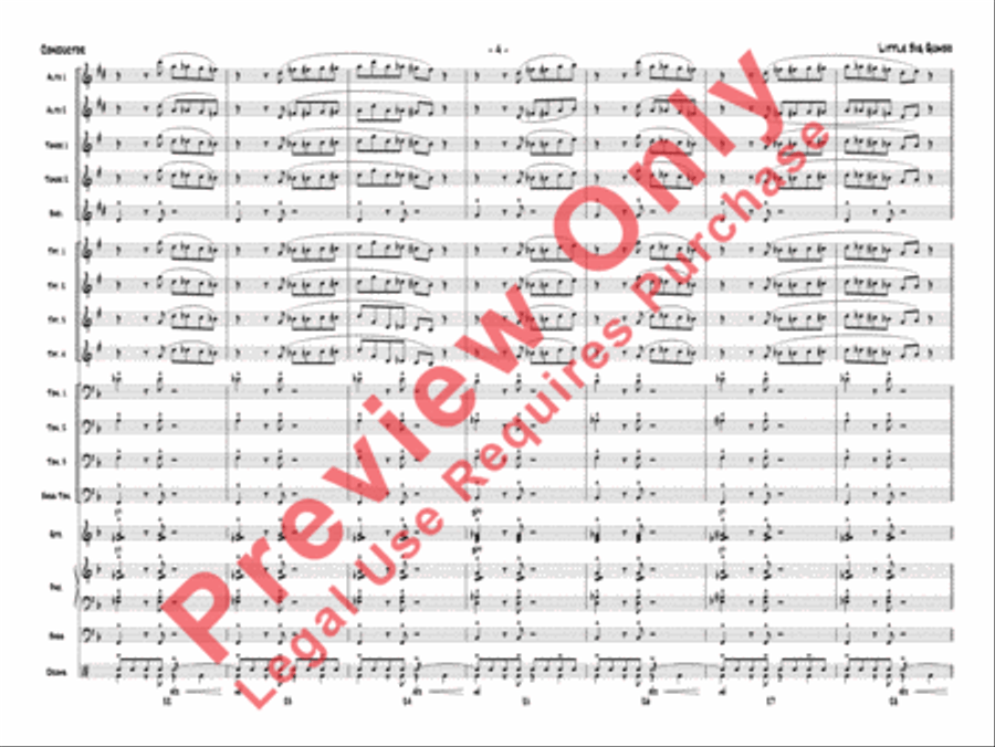 Little Big Gumbo Little Big Gumbo Jazz Ensemble scores gallery preview page 7