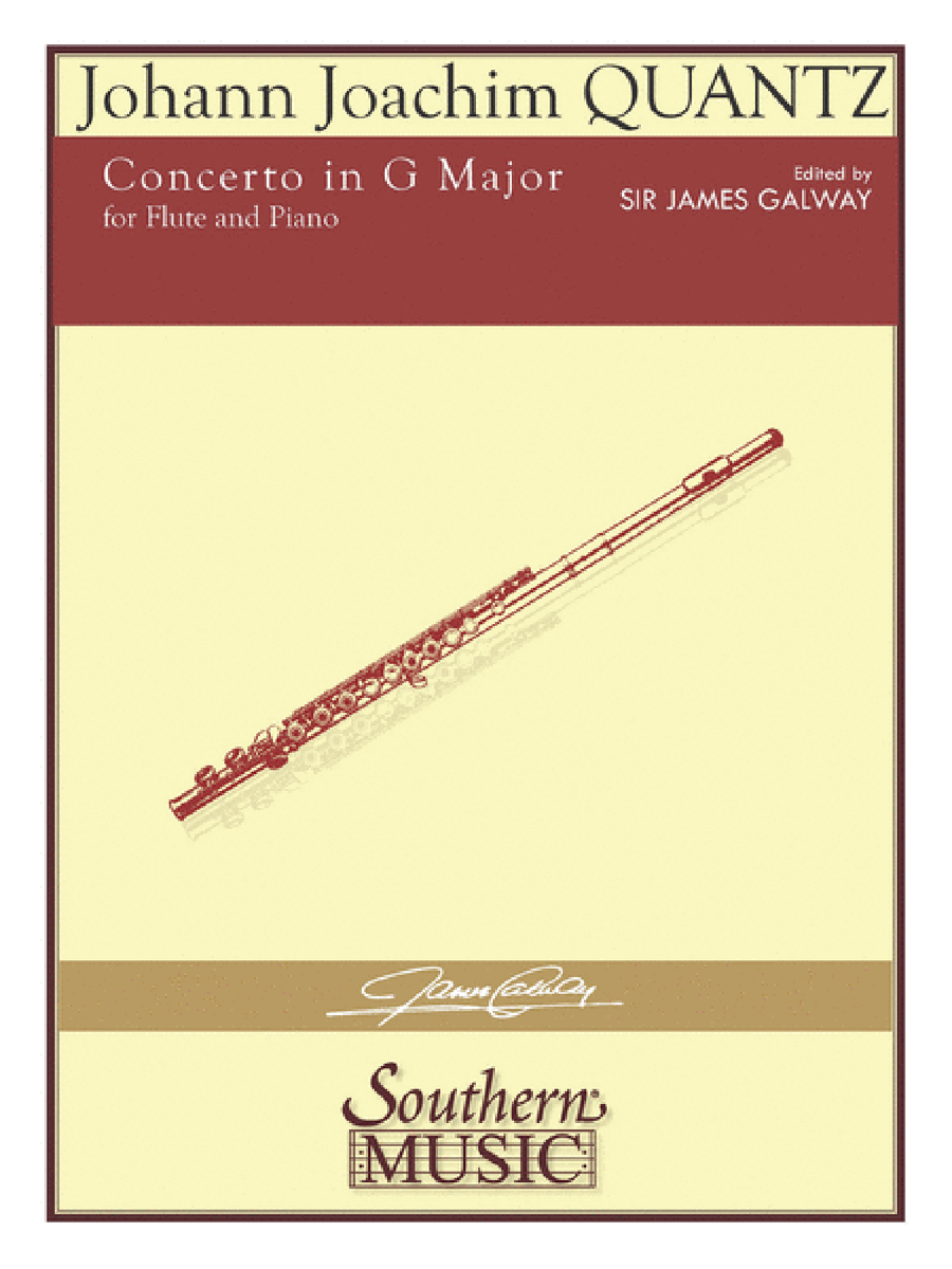 Concerto in G Major Flute Solo scores gallery preview page 1