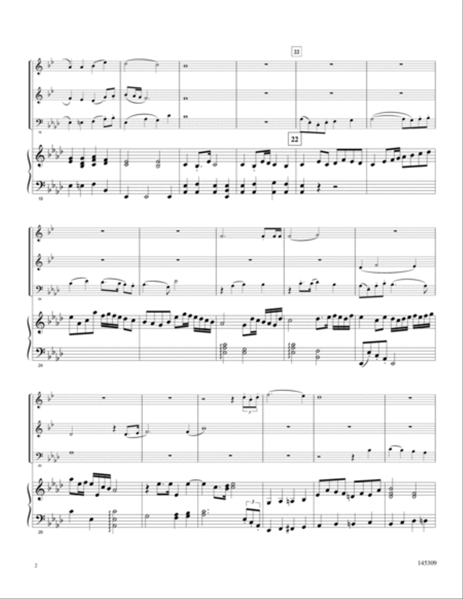 My Hope Is In The Lord Brass Trio scores gallery preview page 2