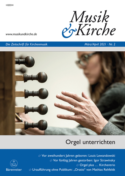 Musik & Kirche, Heft 2/2021