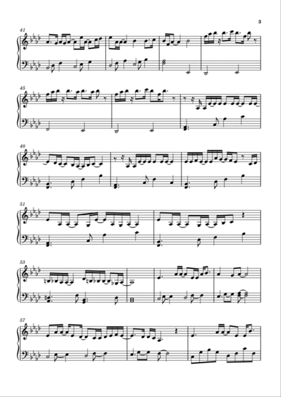 Re: I Am Piano Solo scores gallery preview page 3