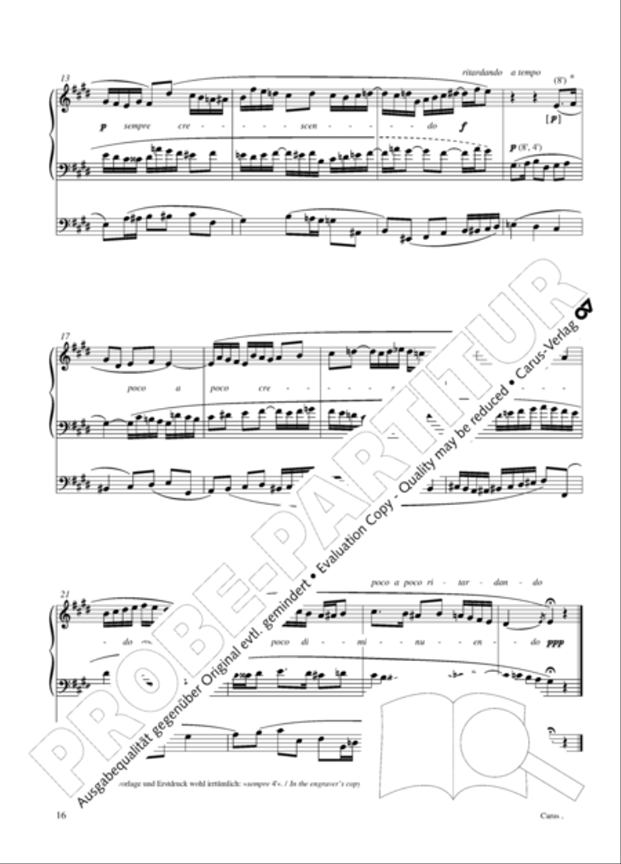 12 Stucke, Op. 59 Heft 1 Organ Solo scores gallery preview page 17