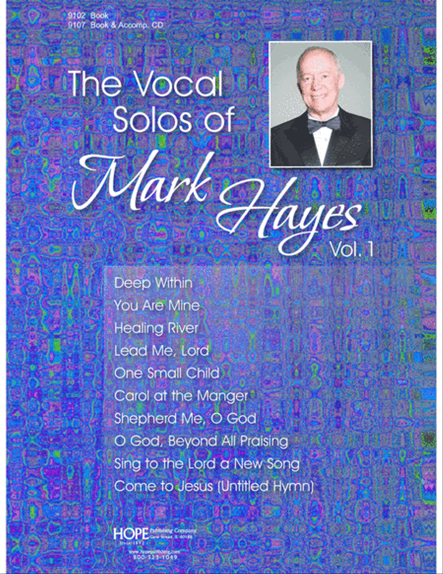 Book cover for The Vocal Solos of Mark Hayes, Vol. 1