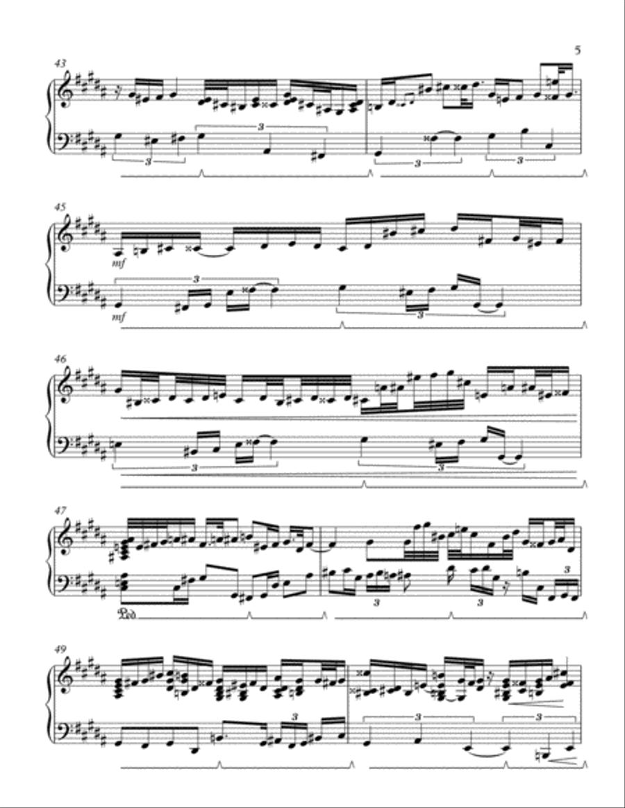 Harmonic Etude II Harmonic Etude II Piano Method scores gallery preview page 5