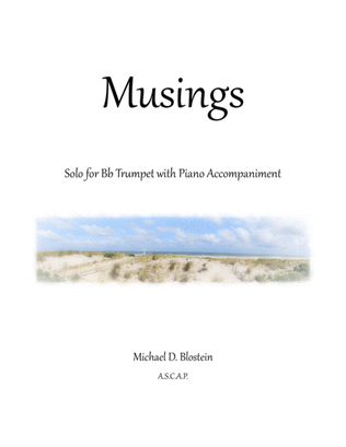 Musings (solo for trumpet with piano accompaniment)