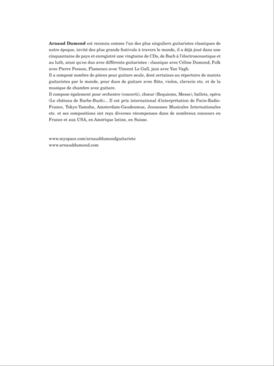 Trois préludes Trois préludes Classical Guitar scores gallery preview page 2