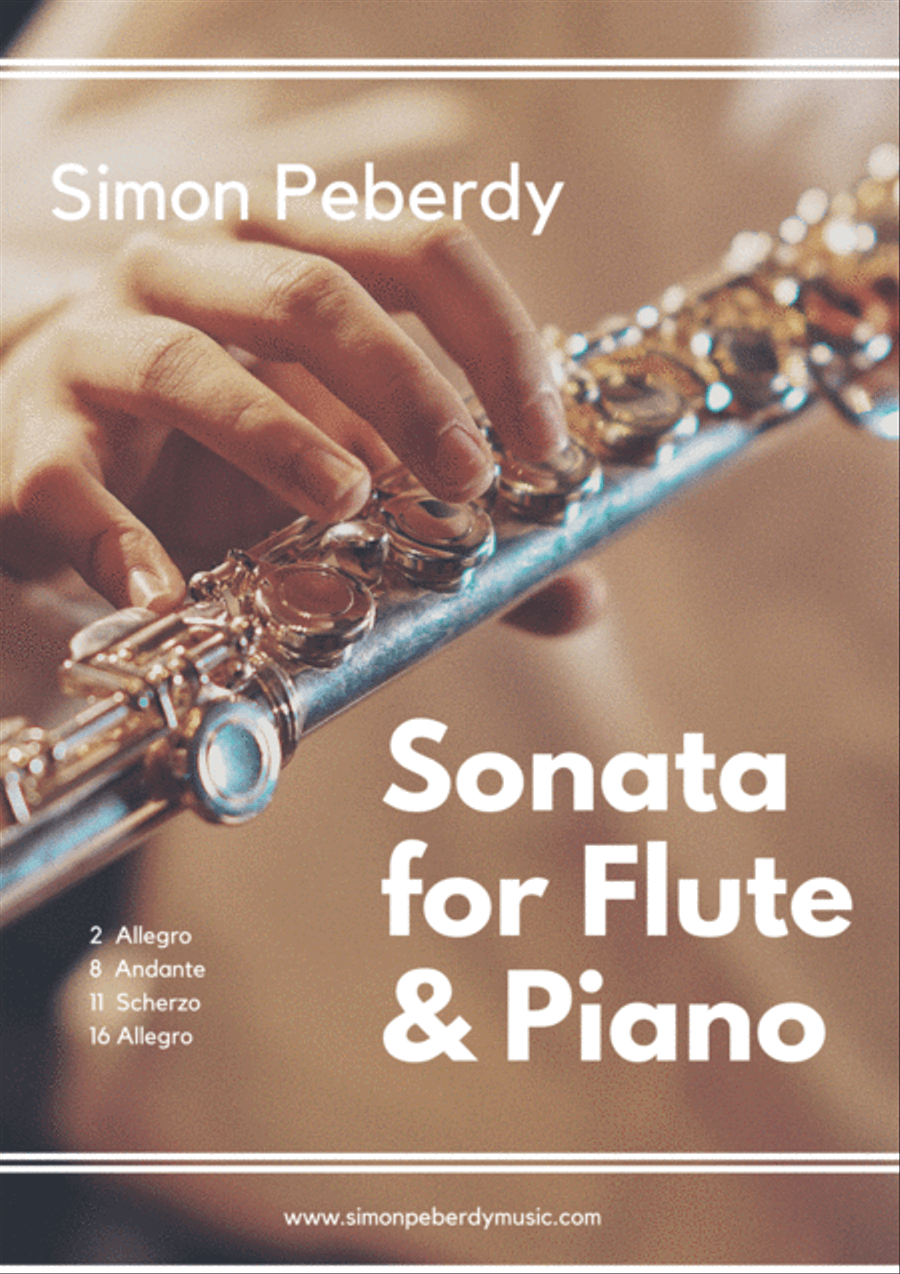 Sonata No.1 for Flute and Piano by Simon Peberdy