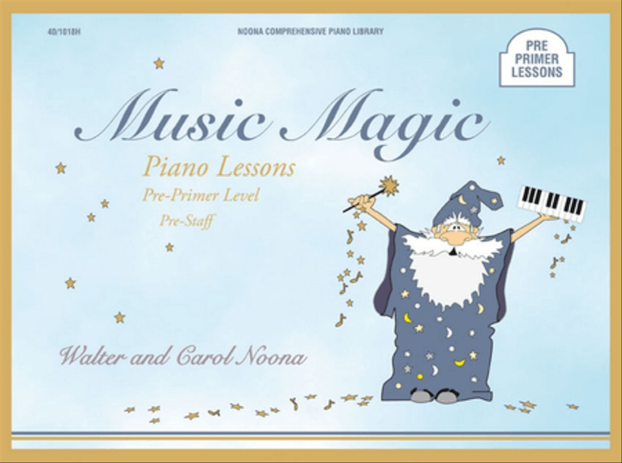 Book cover for Noona Comprehensive Music Magic Piano Lessons Pre-Primer