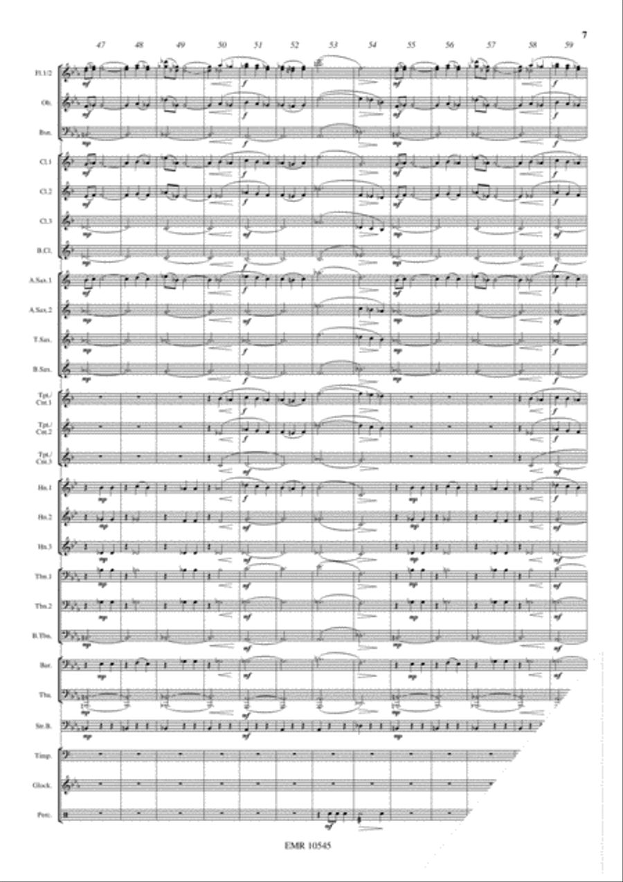 Les Adieux Concert Band scores gallery preview page 8