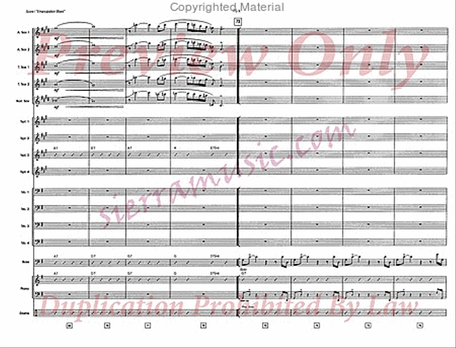 Emancipation Blues Emancipation Blues Big Band scores gallery preview page 10