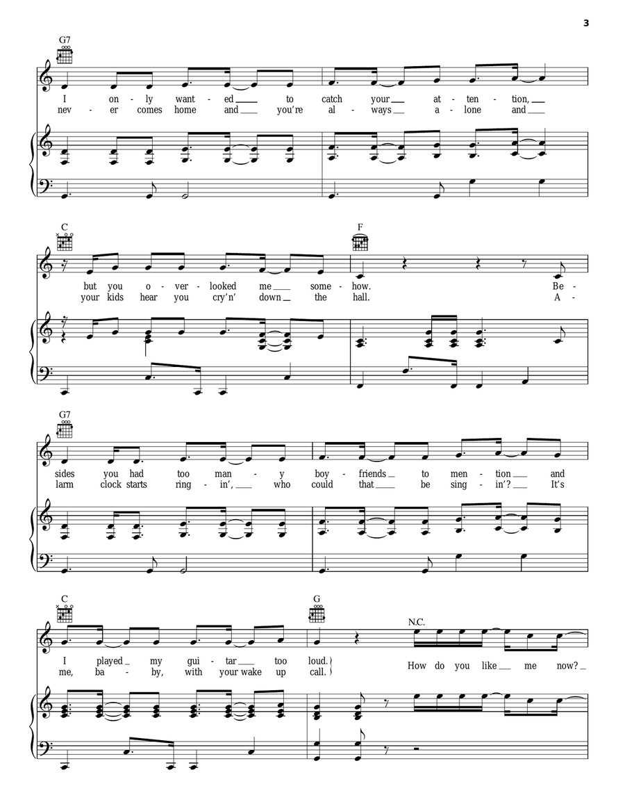 How Do You Like Me Now?! Acoustic Guitar scores gallery preview page 3