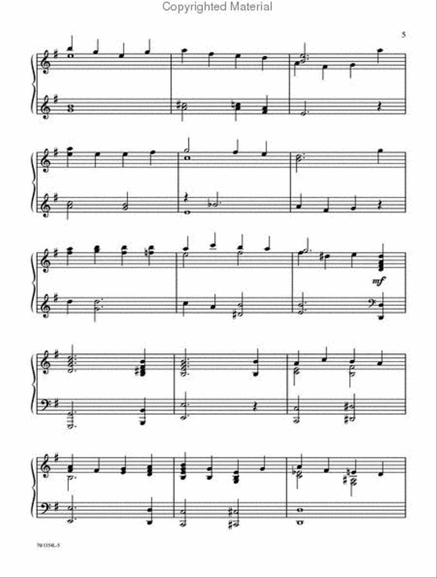 Portraits of Christmas Piano Solo scores gallery preview page 4