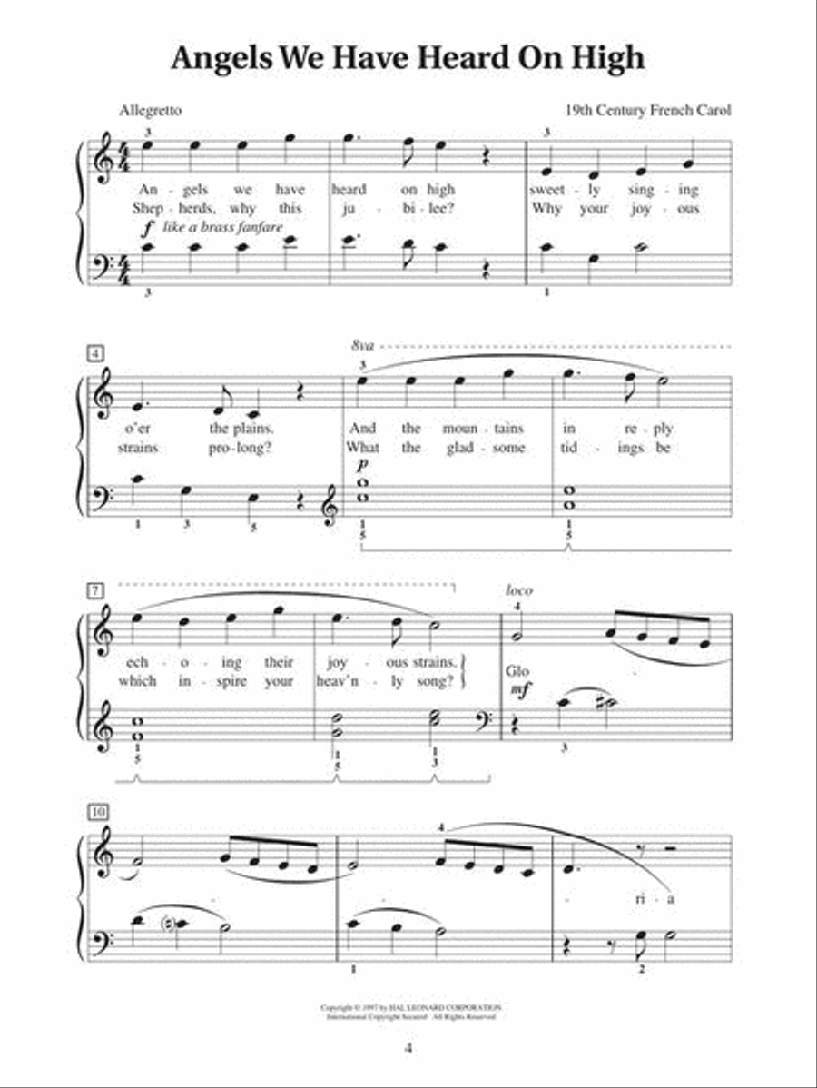 Christmas Piano Solos – Level 4 Piano Method scores gallery preview page 5