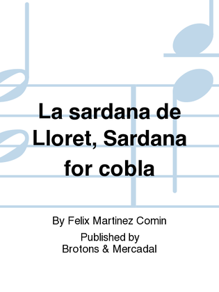 La sardana de Lloret, Sardana for cobla