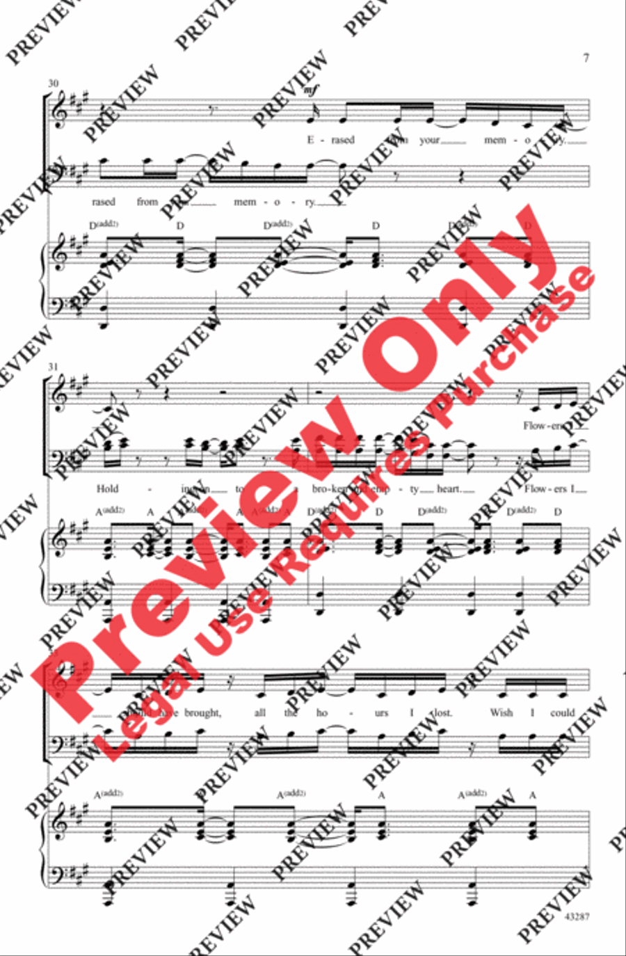 Everything I Didn't Say - SoundTrax CD (CD only) Choir scores gallery preview page 7