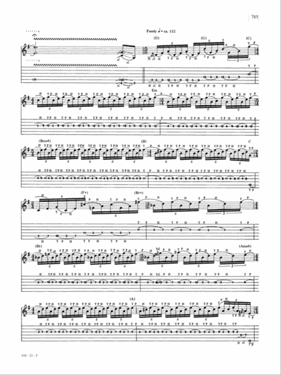 316 Guitar Tablature scores gallery preview page 5