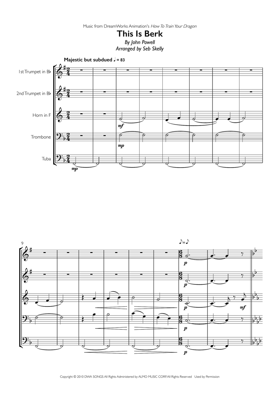 This Is Berk Brass Ensemble scores gallery preview page 1
