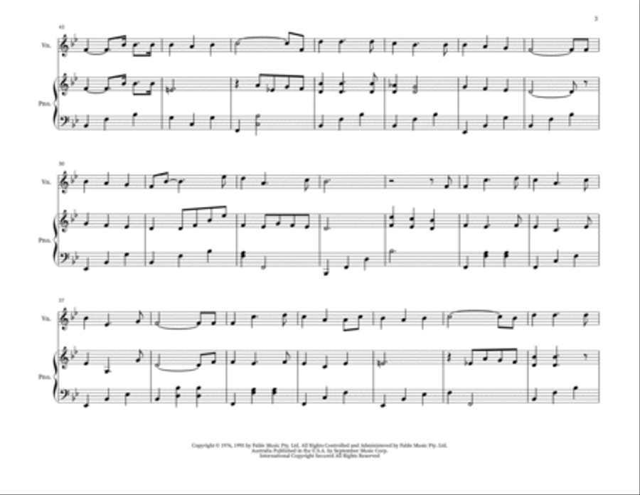 The Irish Wedding Song String Duet scores gallery preview page 3