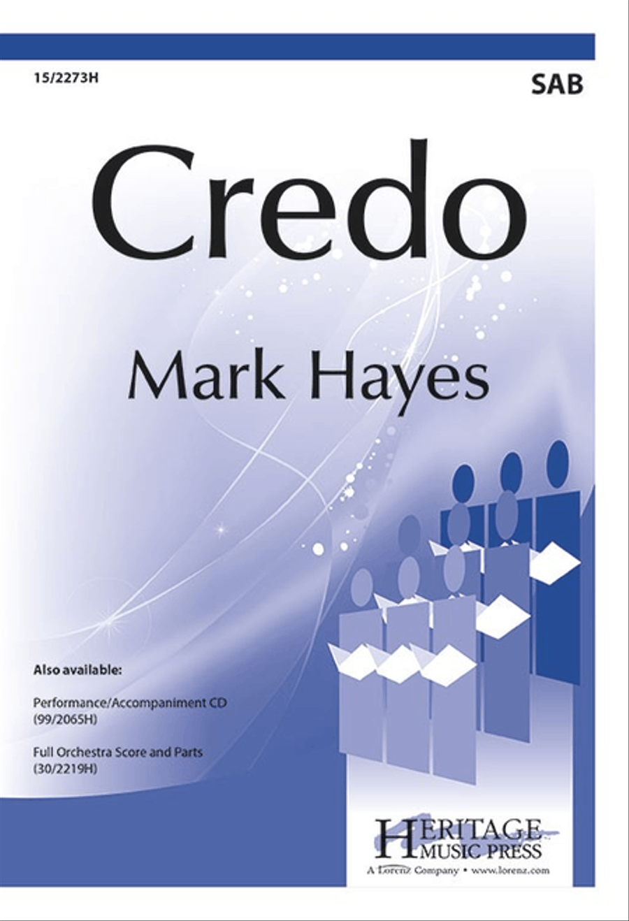 Credo 3-Part scores gallery preview page 1