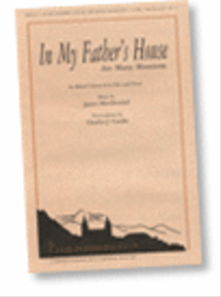 In My Father's House are Many Mansions - SATB 4-Part scores gallery preview page 1