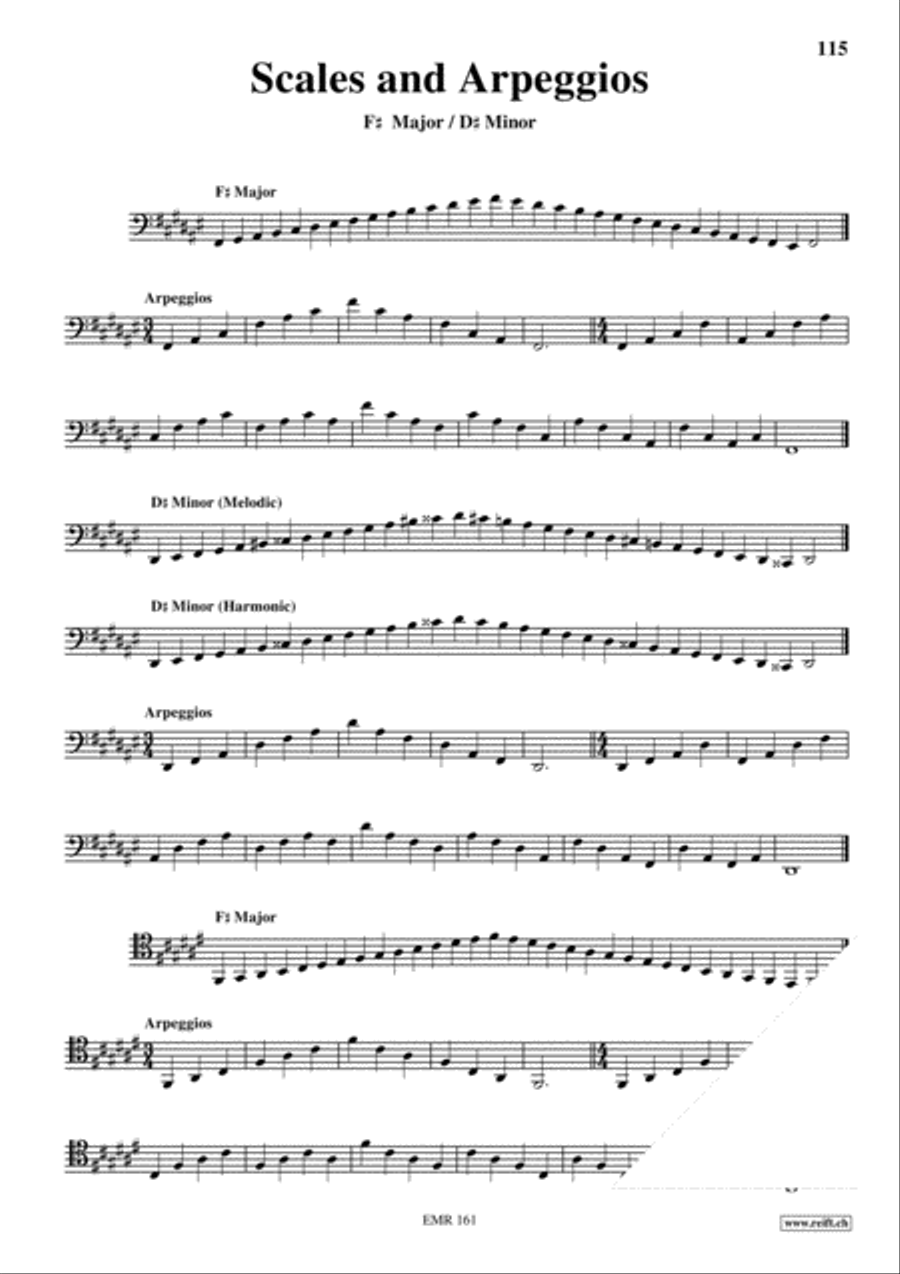 Studies in all Clefs Trombone Solo scores gallery preview page 53