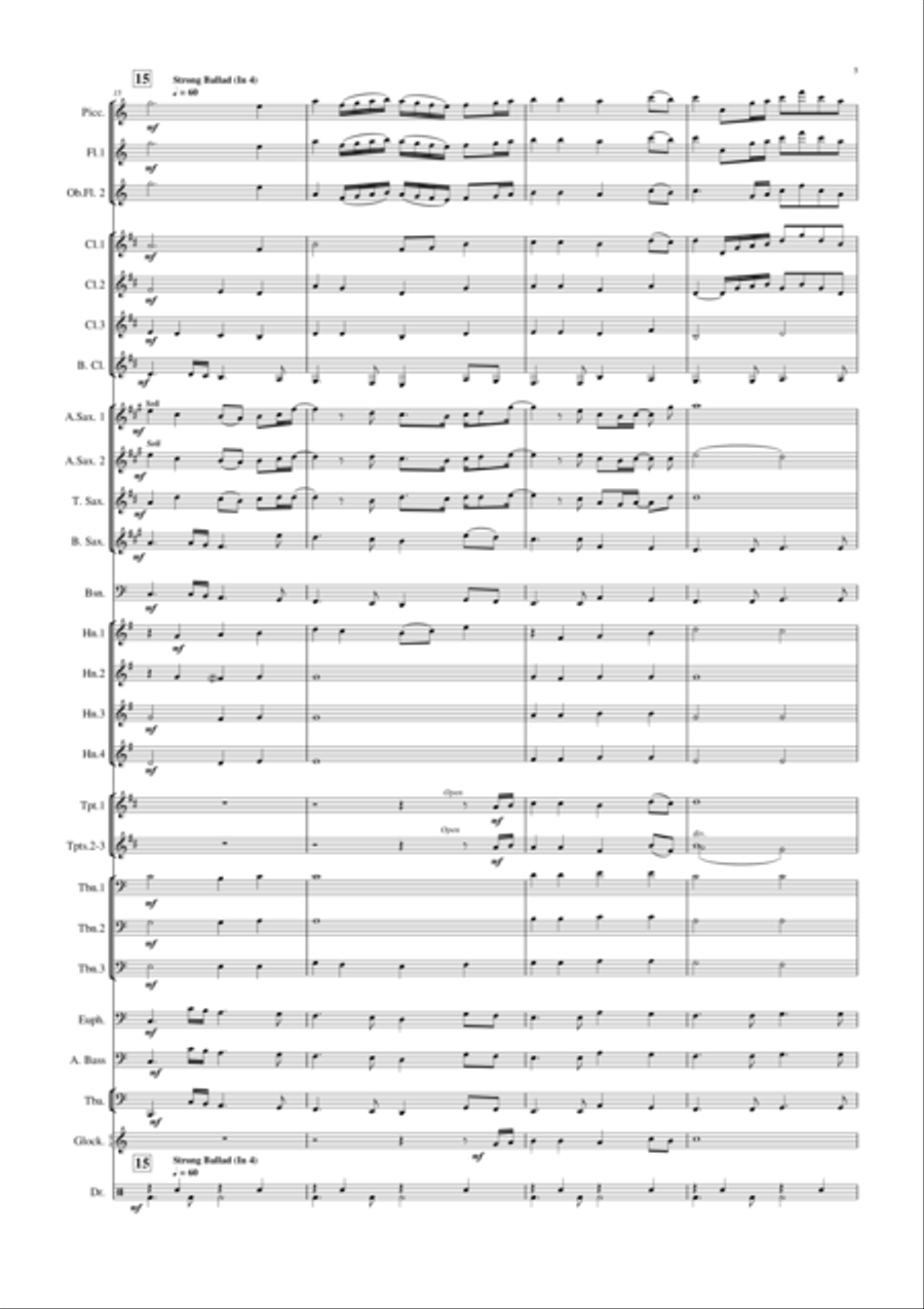 Grown-up Christmas List Concert Band scores gallery preview page 6
