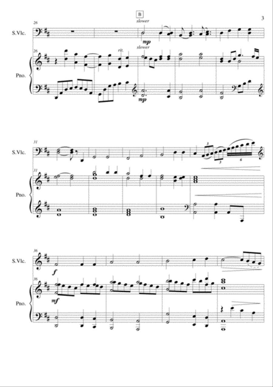 Nearer Medley Piano scores gallery preview page 4