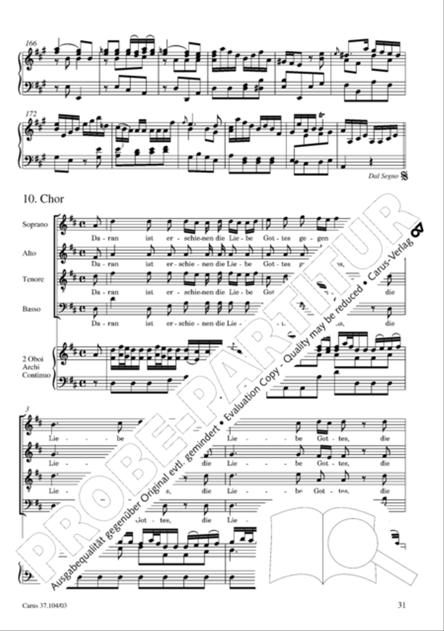 Ein Lammlein geht und tragt die Schuld 4-Part scores gallery preview page 32