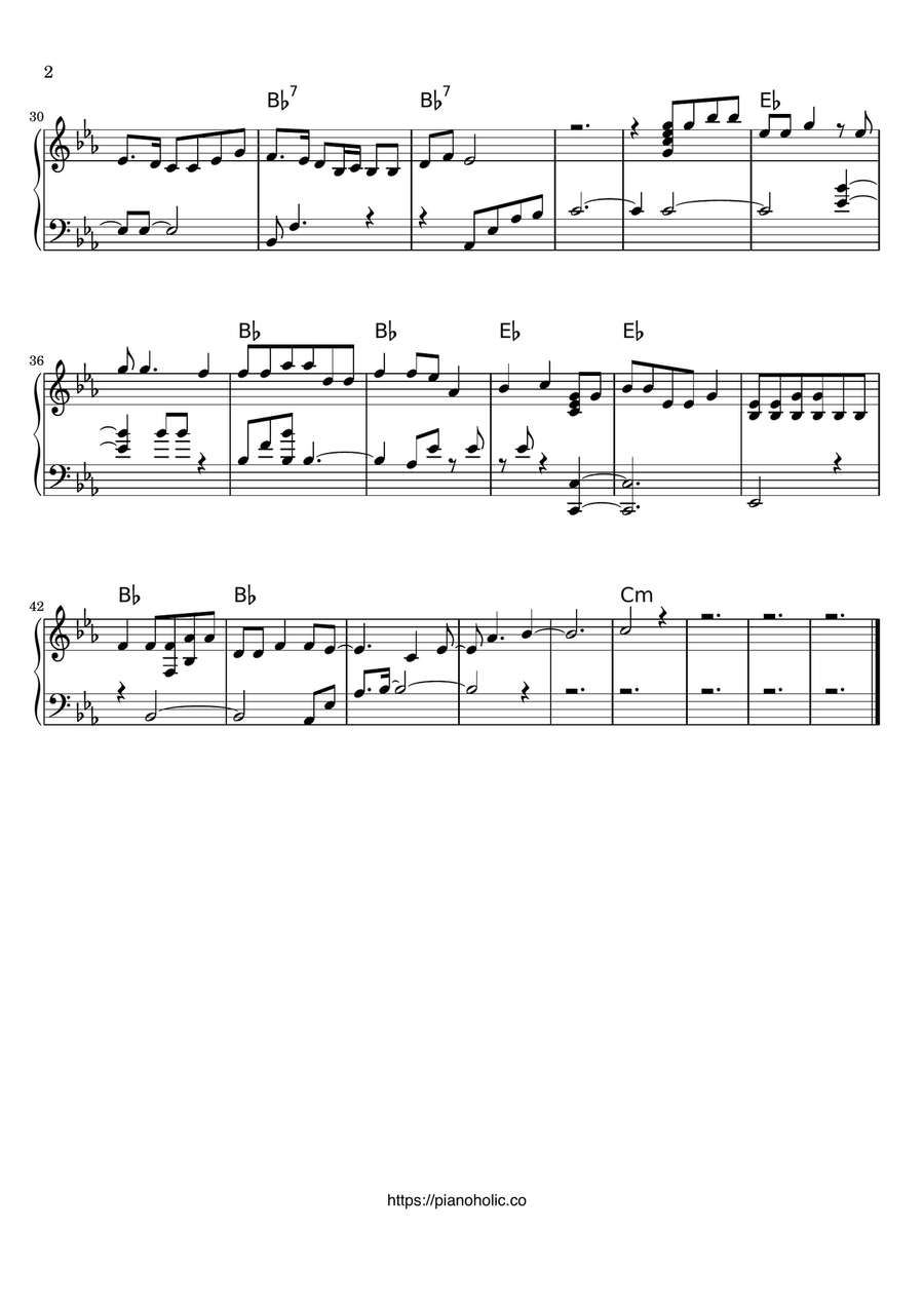 Impossible Impossible Easy Piano scores gallery preview page 2