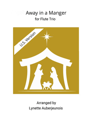 Book cover for Away in a Manger - Flute Trio