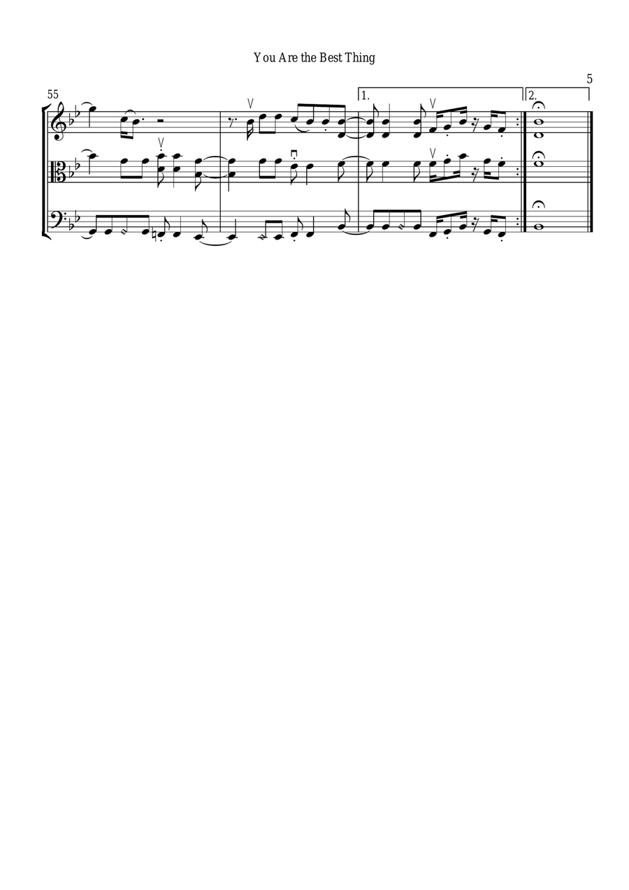You Are The Best Thing String Trio scores gallery preview page 6