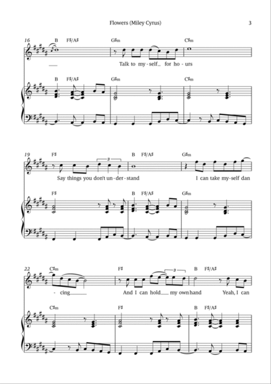 Flowers Voice scores gallery preview page 3