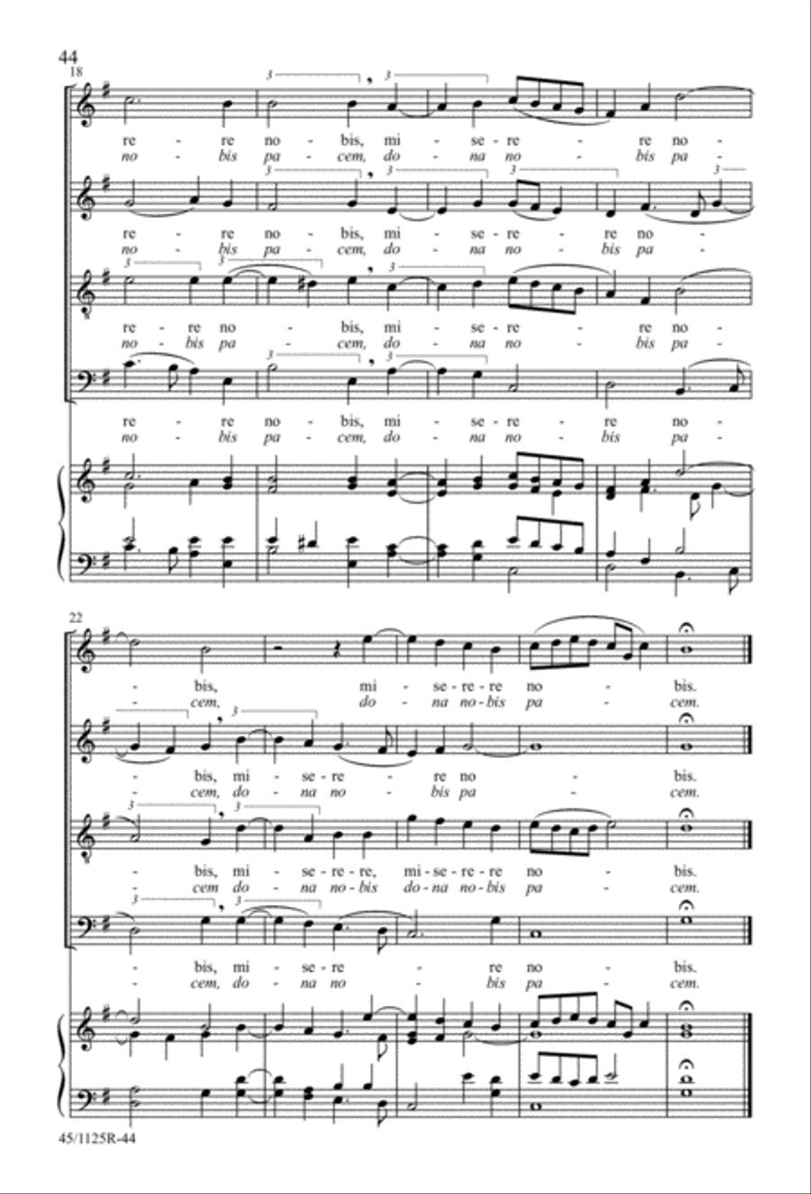 Missa super Dixit Maria Missa super Dixit Maria 4-Part scores gallery preview page 46