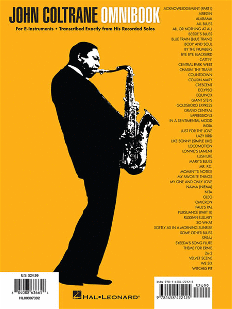 John Coltrane – Omnibook Alto Saxophone scores gallery preview page 2