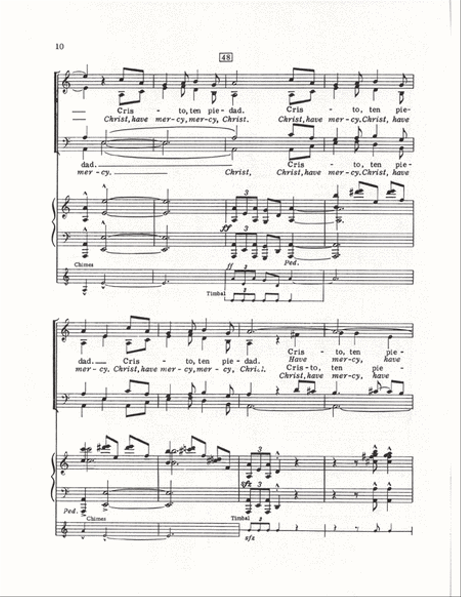 The Cuban Mass (Vocal Score) 4-Part scores gallery preview page 7