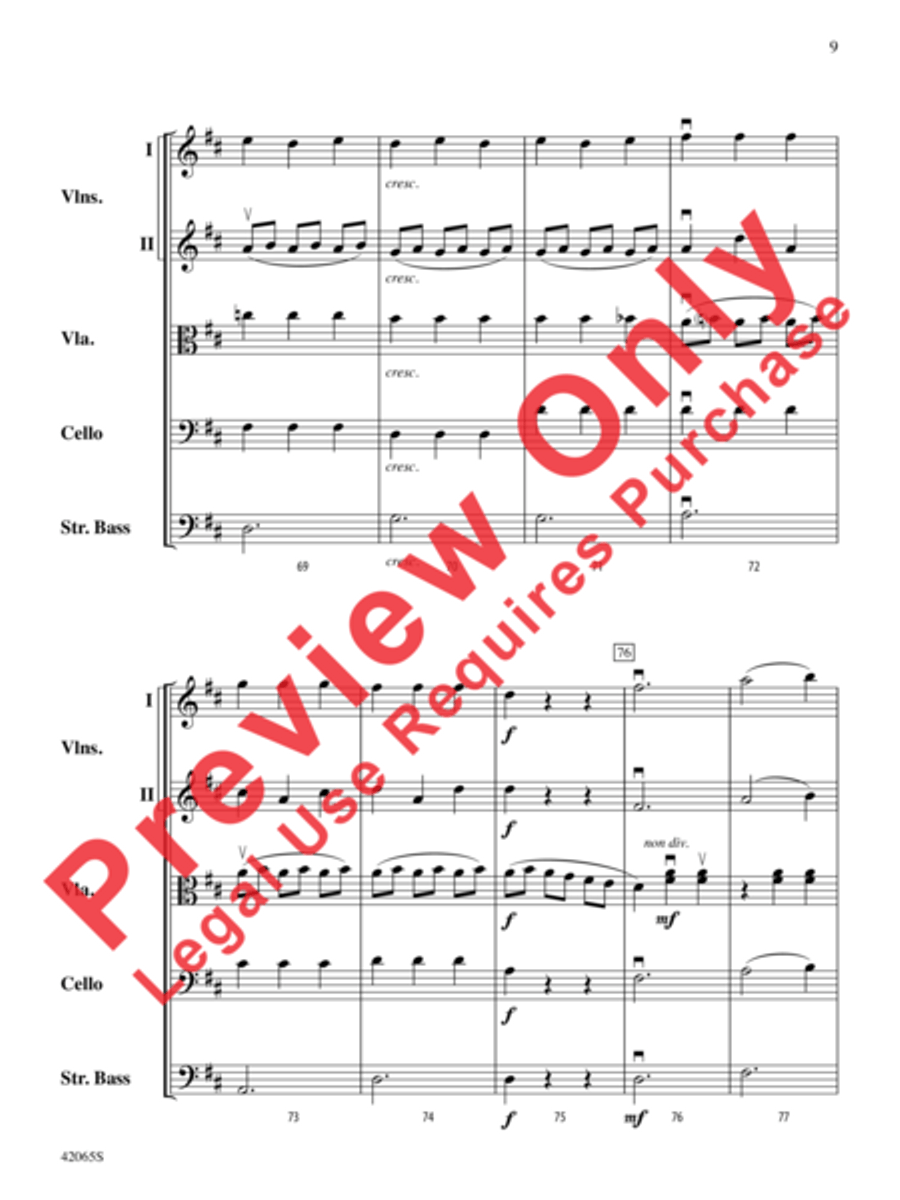 Les Patineurs String Orchestra scores gallery preview page 10