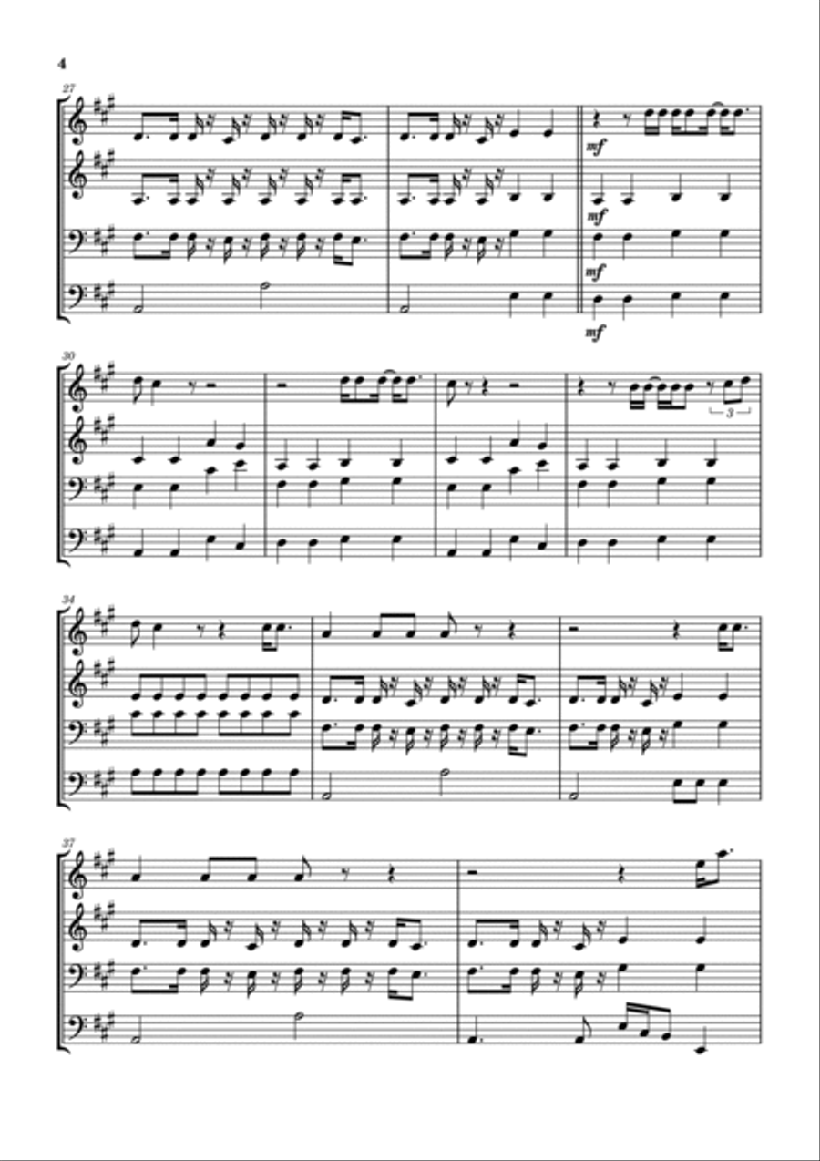 Lawyers, Guns And Money Brass Ensemble scores gallery preview page 5