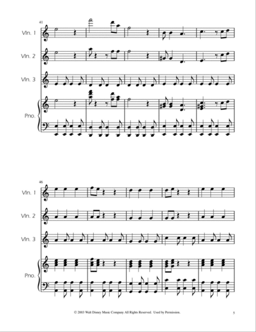 He's A Pirate String Trio scores gallery preview page 5