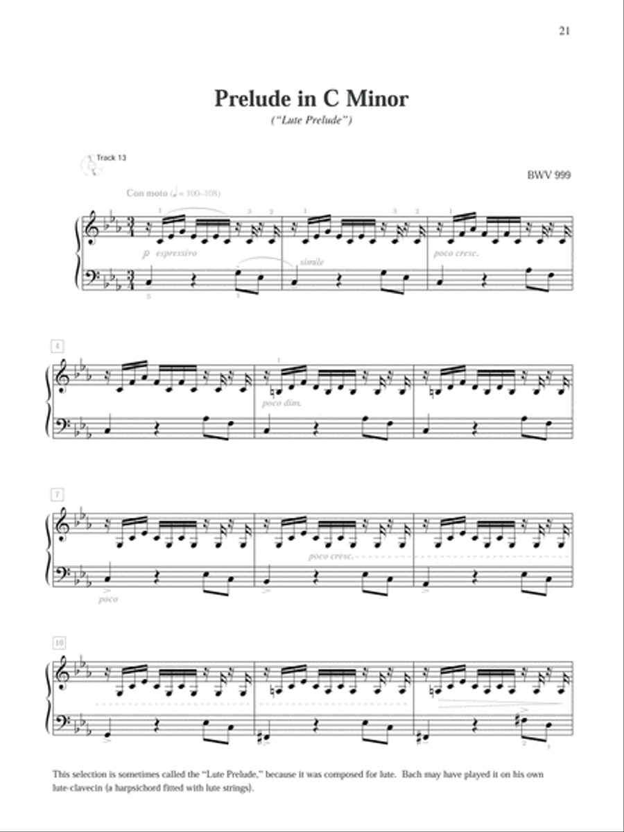 Bach -- First Book for Pianists Piano Solo scores gallery preview page 3