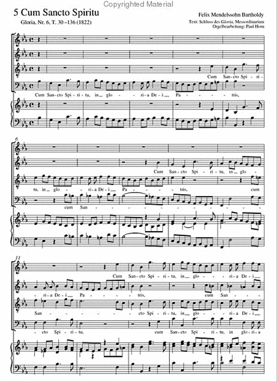 Choral collection Mendelssohn Choir scores gallery preview page 3